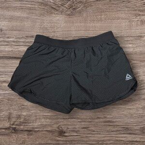 Reebok Running Black Built in Mesh Junior Size M (10-12)